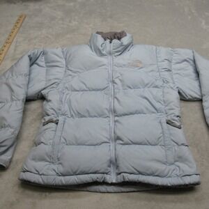 The North Face Light Blue Puffer Jacket